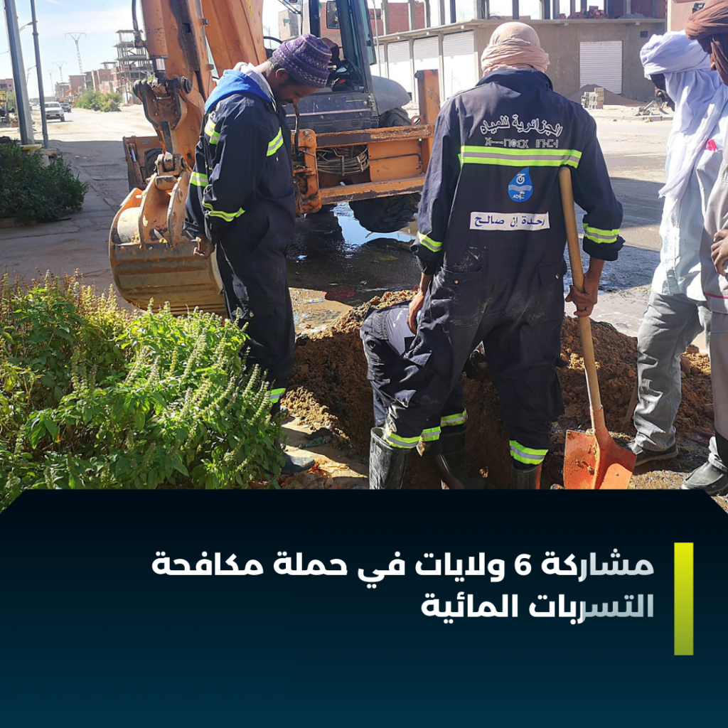 مشاركة 6 ولايات في حملة مكافحة التسربات المائية 